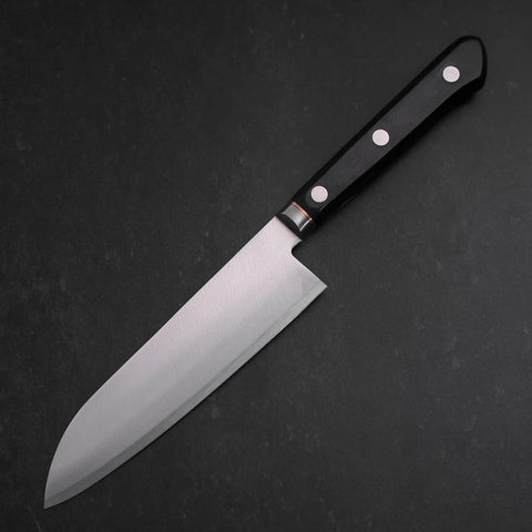 Santoku VG-1 Poli Manche Occidental avec Incrustations Orange 135mm-[Musashi]-[Couteaux de cuisine japonais]