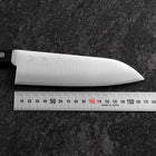 Santoku VG-1 Polished Western Black Handle 165mm（Tsuba-nashi) (6.5”)-[Musashi]-[Couteaux de cuisine japonais]
