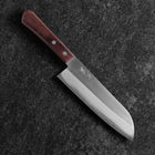 Santoku VG-1 Polished Western Rosewood Handle 170mm (Tsuba Nashi) (6.7”)-[Musashi]-[Couteaux de cuisine japonais]