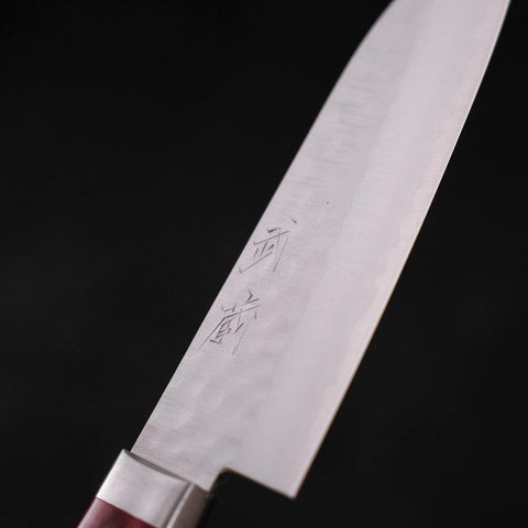 Santoku VG-1 Tsuchime Damascus Western Red Handle 130mm (5.1”)