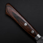 Santoku VG-1 Tsuchime Manche Occidental en Acajou 170mm-[Musashi]-[Couteaux de cuisine japonais]