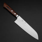 Santoku VG-1 Tsuchime Manche Occidental en Acajou 170mm-[Musashi]-[Couteaux de cuisine japonais]
