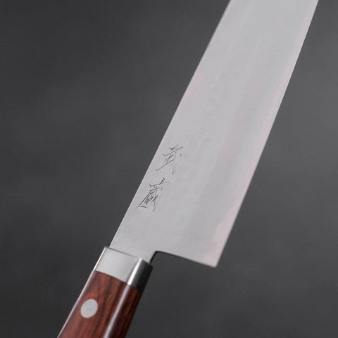 Santoku VG-1 Tsuchime Manche en Acajou 165mm-[Musashi]-[Couteaux de cuisine japonais]