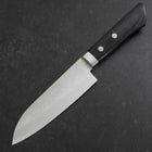 Santoku VG-10 Damas Manche Occidental Bleu Sombre 135mm-[Musashi]-[Couteaux de cuisine japonais]