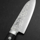 Santoku VG-10 Damas Manche Occidental Bleu Sombre 135mm-[Musashi]-[Couteaux de cuisine japonais]