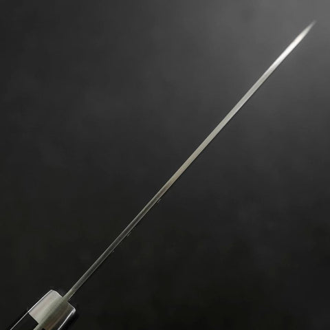 Santoku VG-10 Damas Manche Occidental Bleu Sombre 135mm-[Musashi]-[Couteaux de cuisine japonais]
