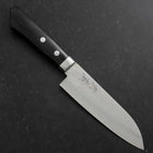 Santoku VG-10 Damas Manche Occidental Bleu Sombre 135mm-[Musashi]-[Couteaux de cuisine japonais]