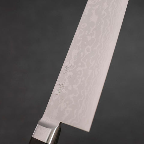 Santoku VG-10 Damas Manche Occidental Noir 170mm-[Musashi]-[Couteaux de cuisine japonais]