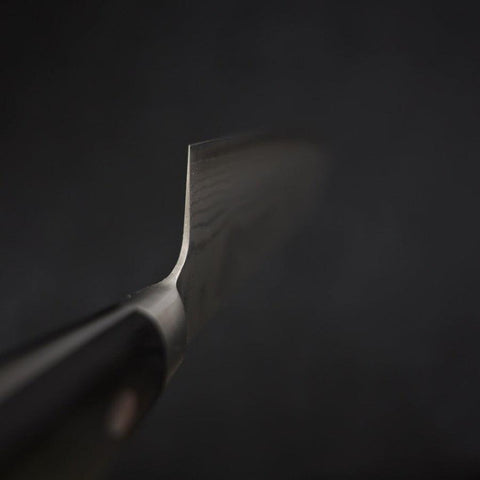 Santoku VG-10 Damascus Western Black Handle 170mm (6.7”)-[Musashi]-[Japanese-Kitchen-Knives]