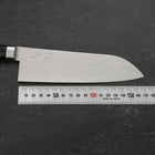 Santoku VG-10 Damas Manche Occidental Noir 170mm-[Musashi]-[Couteaux de cuisine japonais]