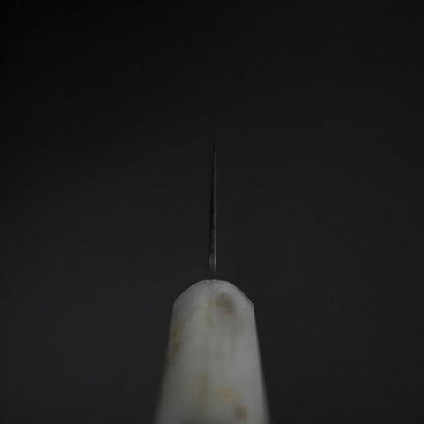 Santoku VG-10 Damas Manche Océan Blanc Noir et Or 165mm-[Musashi]-[Couteaux de cuisine japonais]