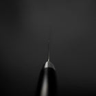 Santoku VG-10 Damas Manche Oval Occidental Noir 135mm-[Musashi]-[Couteaux de cuisine japonais]