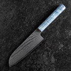Santoku VG-10 Damas Manche Rivage de Corail 165mm-[Musashi]-[Couteaux de cuisine japonais]
