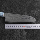 Santoku VG-10 Damas Manche Rivage de Corail 165mm-[Musashi]-[Couteaux de cuisine japonais]