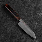 Santoku VG-10 Damas Manche Yamanaka Urushi Rouge 130mm-[Musashi]-[Couteaux de cuisine japonais]