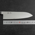 Santoku VG-10 Damas Manche en Bois de Bouleau Gris 180mm-[Musashi]-[Couteaux de cuisine japonais]