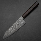 Santoku VG-10 Damas Manche en Bois de Bouleau Marron 165mm-[Musashi]-[Couteaux de cuisine japonais]