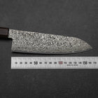 Santoku VG-10 Damas Manche en Bois de Bouleau Marron 165mm-[Musashi]-[Couteaux de cuisine japonais]