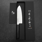 Santoku VG-10 Damas Manche en Bois de Rose 170mm-[Musashi]-[Couteaux de cuisine japonais]