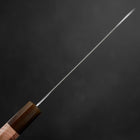 Santoku VG-10 Damas Manche en Buffle et Érable Rose 180mm-[Musashi]-[Couteaux de cuisine japonais]