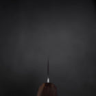 Santoku VG-10 Damas Manche en Frêne 165mm-[Musashi]-[Couteaux de cuisine japonais]