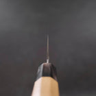 Santoku VG-10 Damas Manche en Magnolia avec Embouts en Buffle Double 180mm-[Musashi]-[Couteaux de cuisine japonais]