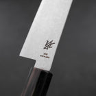 Santoku VG-10 Damas Manche en Magnolia avec embouts en buffle double 180mm-[Musashi]-[Couteaux de cuisine japonais]