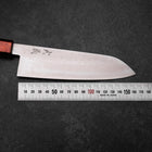 Santoku VG-10 Damas Yamanaka Manche Urushi Noir 165mm-[Musashi]-[Couteaux de cuisine japonais]