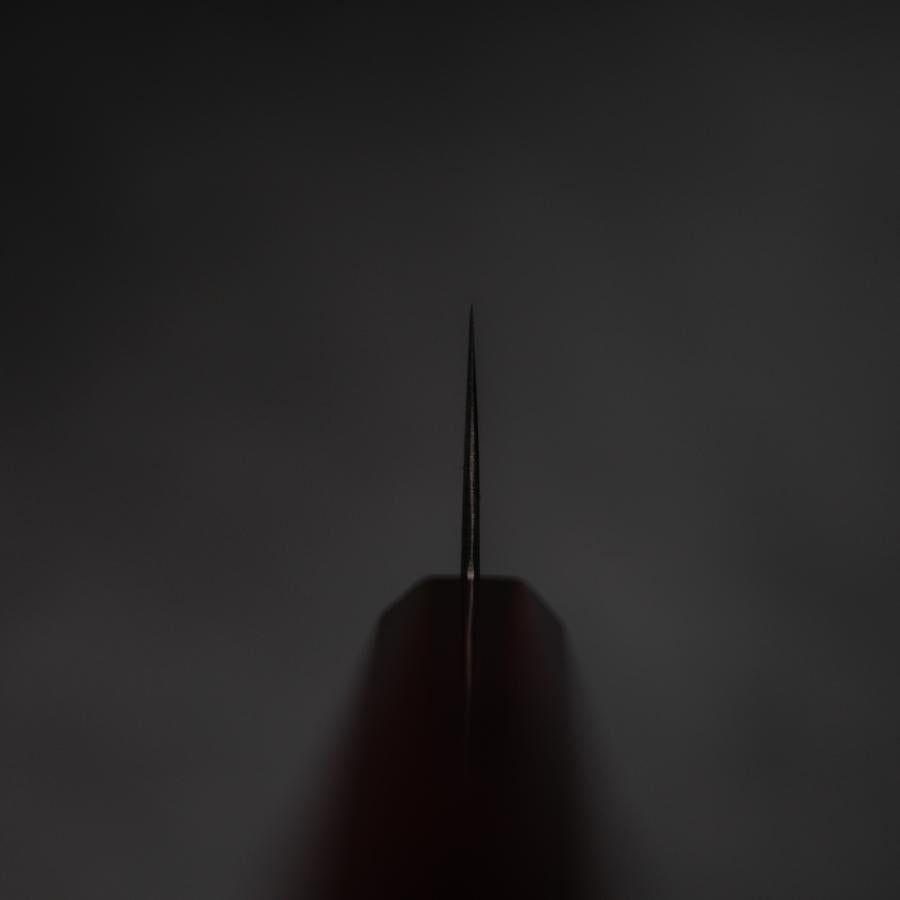 Santoku VG-10 Damas Yamanaka Manche Urushi Noir 165mm-[Musashi]-[Couteaux de cuisine japonais]