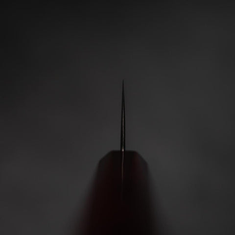 Santoku VG-10 Damas Yamanaka Manche Urushi Noir 165mm-[Musashi]-[Couteaux de cuisine japonais]
