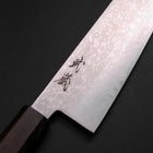 Santoku VG-10 Damascus Ashwood Handle 170mm (6.7”)-[Musashi]-[Couteaux de cuisine japonais]