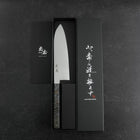 Santoku VG-10 Damascus Gray Birch Handle 180mm (7”)-[Musashi]-[Couteaux de cuisine japonais]