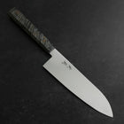 Santoku VG-10 Damascus Gray Birch Handle 180mm (7”)-[Musashi]-[Couteaux de cuisine japonais]