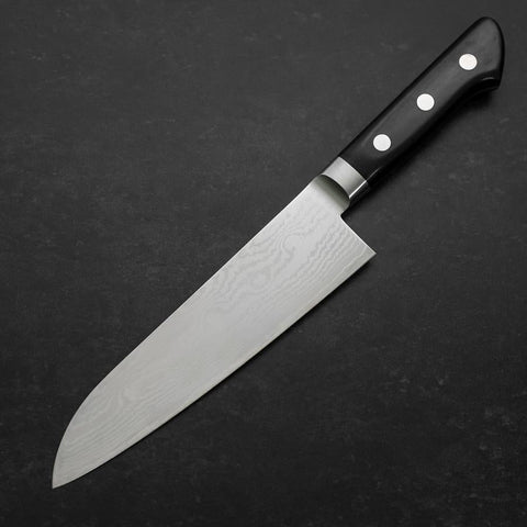 Santoku VG-10 Damascus Western Black Cherry Handle 175mm (6.8”)-[Musashi]-[Couteaux de cuisine japonais]