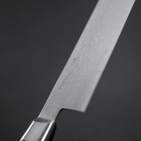 Santoku VG-10 Damascus Western Round Handle 180mm (7”)-[Musashi]-[Couteaux de cuisine japonais]