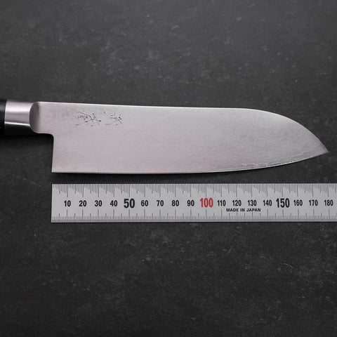 Santoku VG-10 Damascus Western Round Handle 180mm (7”)-[Musashi]-[Couteaux de cuisine japonais]