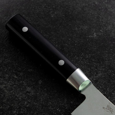 Santoku VG-10 Damascus Western Round Handle 180mm (7”)-[Musashi]-[Japanese-Kitchen-Knives]
