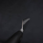 Santoku VG-10 Mirror Tsuchime Damascus Western Black Handle 180mm-[Musashi]-[Japanese-Kitchen-Knives]