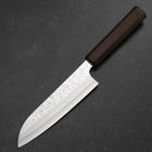 Santoku VG-10 Nashiji Manche en Bois de Wengé 165mm-[Musashi]-[Couteaux de cuisine japonais]
