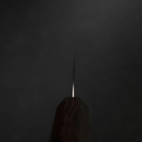 Santoku VG-10 Nashiji Manche en Bois de Wengé 165mm-[Musashi]-[Couteaux de cuisine japonais]