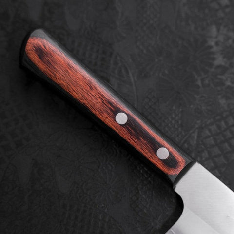 Santoku VG-10 Poli Manche Occidental Marron 170mm-[Musashi]-[Couteaux de cuisine japonais]