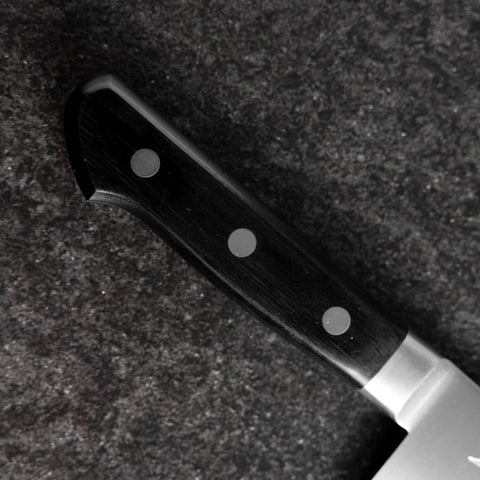 Santoku VG-10 Poli Manche Occidental Noir 170mm-[Musashi]-[Couteaux de cuisine japonais]