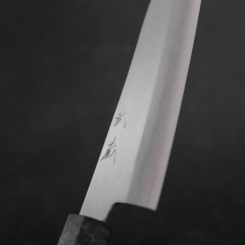 Santoku VG-10 Poli Manche en Érable Marbré 180mm-[Musashi]-[Couteaux de cuisine japonais]