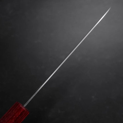Santoku VG-10 Poli Manche en Noyer Rouge 180mm-[Musashi]-[Couteaux de cuisine japonais]