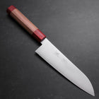 Santoku VG-10 Poli Manche en Noyer Rouge 180mm-[Musashi]-[Couteaux de cuisine japonais]