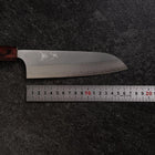Santoku VG-10 Polished Zelkova Handle 165mm (6.5”)-[Musashi]-[Japanese-Kitchen-Knives]
