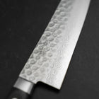 Santoku VG-10 Tsuchime Damas Manche Occidental Noir 180mm-[Musashi]-[Couteaux de cuisine japonais]