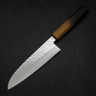 Santoku VG-10 Tsuchime Damas Manche Yaki Urushi 180mm-[Musashi]-[Couteaux de cuisine japonais]
