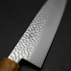Santoku VG-10 Tsuchime Damas Manche Yaki Urushi 180mm-[Musashi]-[Couteaux de cuisine japonais]