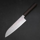 Santoku VG-10 Tsuchime Damas Manche en Frêne 180mm-[Musashi]-[Couteaux de cuisine japonais]